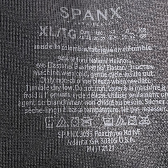 NWT - SPANX Seamless Cropped Camo Leggings Size XL - - Picture 7 of 8